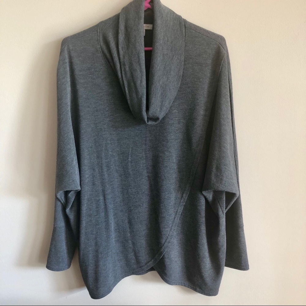 Cowl Neck Multi-Layer Sweater